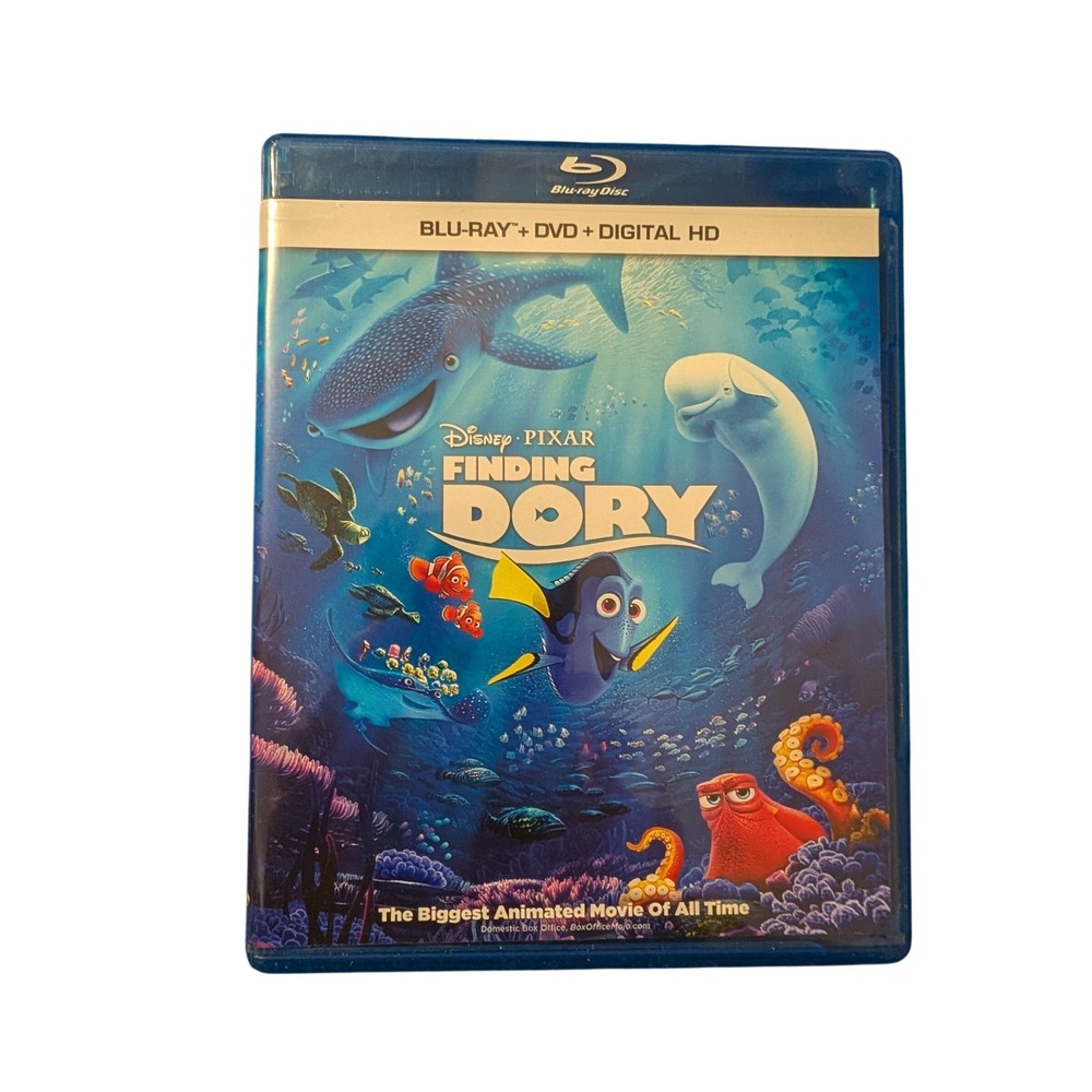 Disney Pixar Finding Dory Blu-ray DVD Bonus Disc 3-Disc Set Animated Movie